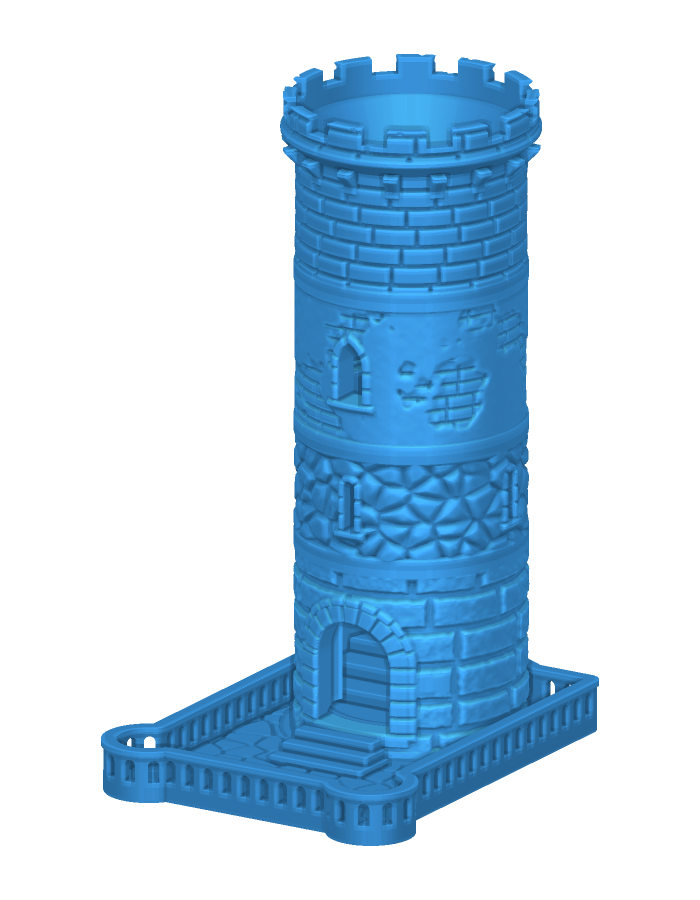 Patchwork Keep with mixed walls
